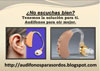 Audifonos para sordos y personas con problemas de oido y escucha